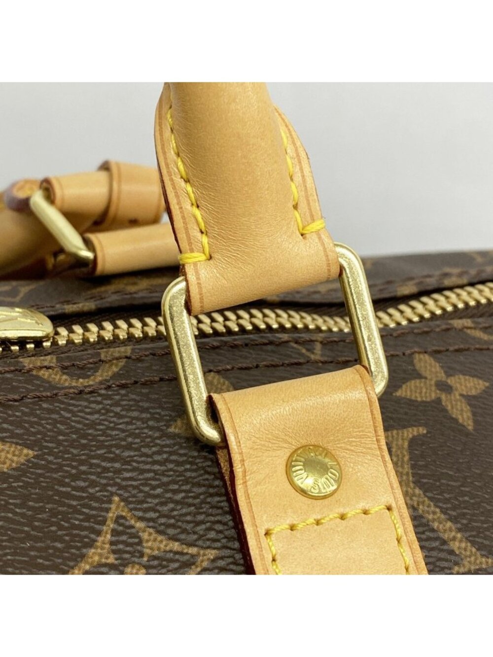Louis Vuitton Boston Bag Monogram Keepall Bandouliere 55 Brown - Picture 8 of 10